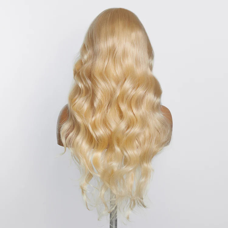 #613 Blonde 13"x4" Transparent Lace Frontal Wig 150% Density Body Wave